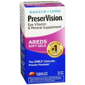 Bausch + Lomb PreserVision AREDS Soft Gels - 120 CP