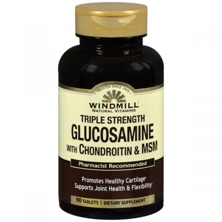 Windmill Glucosamine with Chondroitin & MSM Tablets Triple Strength - 90 CP