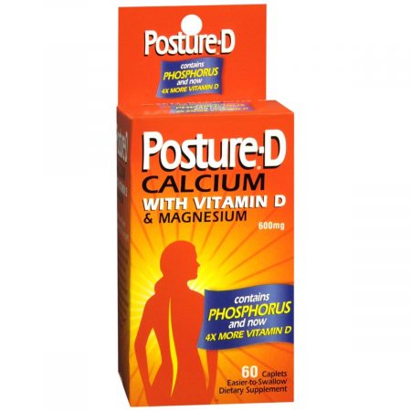 Posture-D Calcium with Vitamin D & Magnesium Caplets - 60 CP