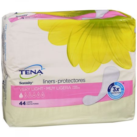 TENA Serenity Liners Very Light Absorbency Long - 44 EA