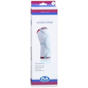 FLA ORTHOPEDICS Pro-Lite White 3D Knee Support Small 75888-02 - 1 EA