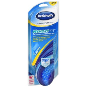 Dr. Scholl's Comfort & Energy Memory Fit Insoles With Massaging Gel Women's - 1 PR