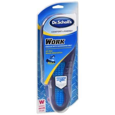 Dr. Scholl's Comfort & Energy Work Insoles With Massaging Gel Women's - 1 PR