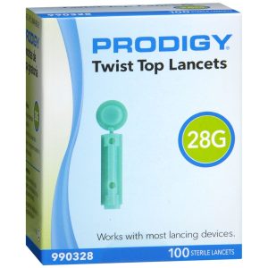 Prodigy Twist Top Lancets - 100 EA