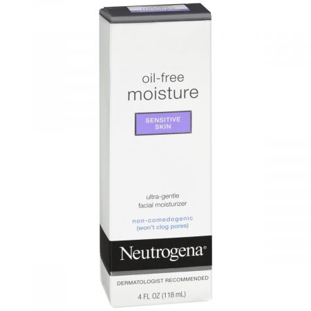 Neutrogena Oil-Free Moisture Facial Moisturizer Sensitive Skin - 4 OZ