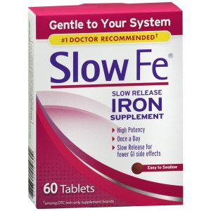 Slow Fe Slow Release Iron Supplement Tablets - 60 TB