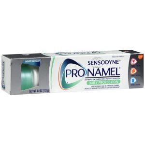 Sensodyne Pronamel Daily Fluoride Toothpaste for Sensitive Teeth Daily Protection Mint Essence - 4 OZ