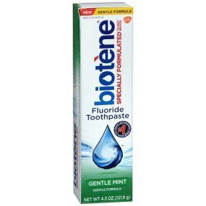 Biotene Fluoride Toothpaste Gentle Mint - 4.3 OZ
