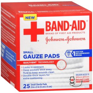 BAND-AID Gauze Pads Small - 25 EA