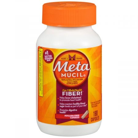 Metamucil MultiHealth Fiber Capsules - 160 CP