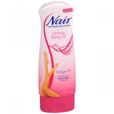 Nair Hair Remover Lotion Softening Baby Oil - 9 OZ