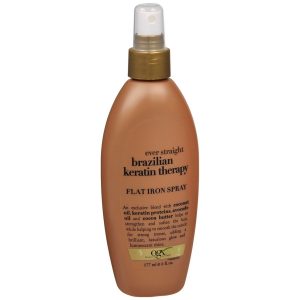 OGX Ever Straight Brazilian Keratin Therapy Flat Iron Spray - 6 OZ