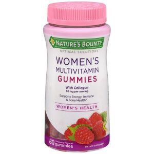 Nature's Bounty Optimal Solutions Women's Multivitamin Gummies Raspberry Flavored - 80 EA