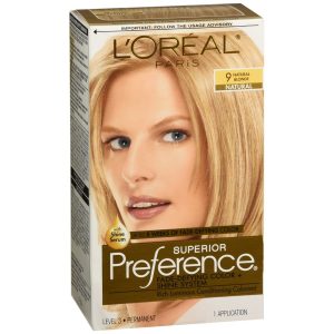 L'Oreal Superior Preference Fade-Defying Color + Shine System Natural Blonde 9 - 1 EA