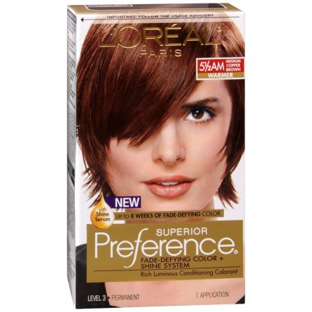 L'Oreal Superior Preference - 5-1/2AM Medium Copper Brown (Warmer) - 1 EA