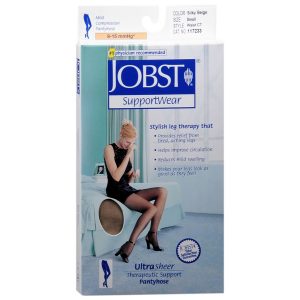 JOBST SupportWear Ultra Sheer Therapeutic Support Mild Compression Pantyhose Silky Beige Small - 1 EA