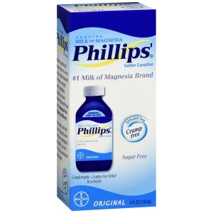 Phillips' Milk of Magnesia Saline Laxative Liquid Original - 4 OZ