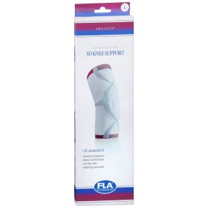 FLA ORTHOPEDICS ProLite White 3D Knee Support Large 75888-04 - 1 EA
