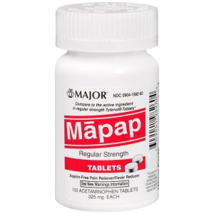 Major Mapap Regular Strength Tablets - 100 TB
