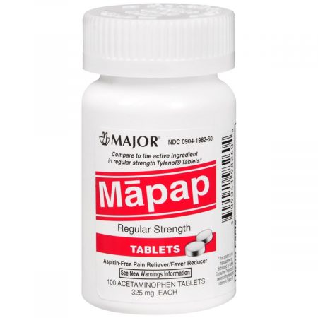 Major Mapap Regular Strength Tablets - 100 TB