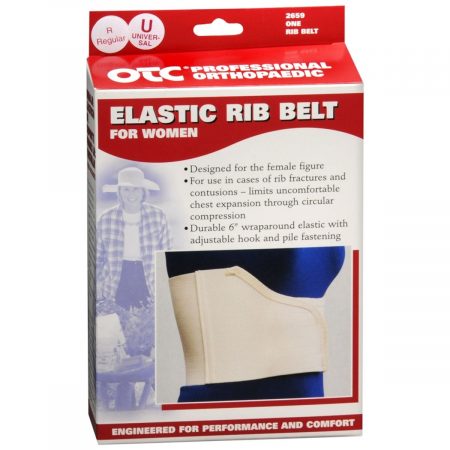 OTC Professional Orthopaedic Elastic Rib Belt for Women White Size Universal R 2659U-R - 1 EA