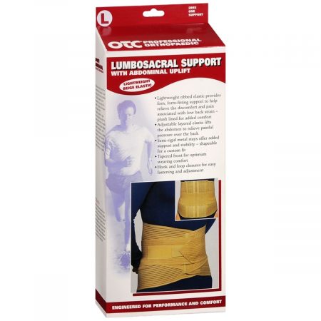OTC Professional Orthopaedic Lumbosacral Support with Abdominal Uplift L 2893-L - 1 EA
