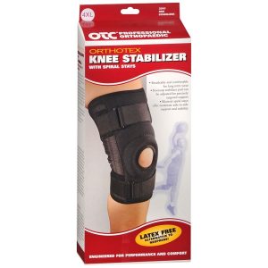 OTC Professional Orthopaedic Orthotex Knee Stabilizer with Spiral Stays Black Size 4XL 2541-4L - 1 EA