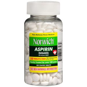 Norwich Aspirin 325 mg Coated Tablets - 300 TB