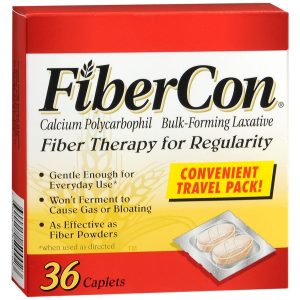 FiberCon Bulk-Forming Laxative Caplets - 36 CP