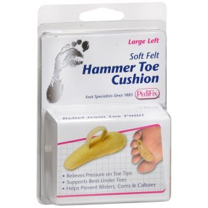 PediFix Soft Felt Hammer Toe Cushion Large Left - 1 EA