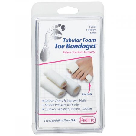 PediFix Tubular Foam Toe Bandages - 3 EA