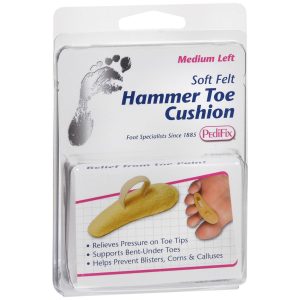 PediFix Soft Felt Hammer Toe Cushion Medium Left - 1 EA