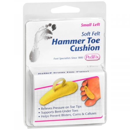 PediFix Soft Felt Hammer Toe Cushion Small Left - 1 EA