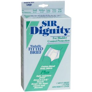 Sir Dignity Men's Washable Fitted Brief Large - 1 EA