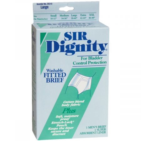 Sir Dignity Men's Washable Fitted Brief Large - 1 EA