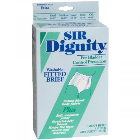 Sir Dignity Men's Washable Fitted Brief Extra Large - 1 EA