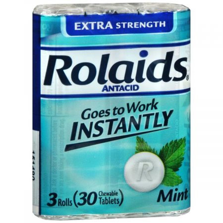 Rolaids Extra Strength Chewable Tablets Mint - 30 TB