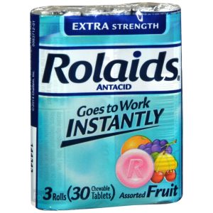 Rolaids Extra Strength Chewable Tablets Assorted Fruit - 30 TB