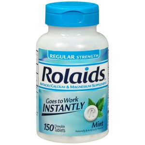 Rolaids Regular Strength Chewable 150 Tablets Mint - 150 TB