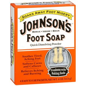 Johnson's Foot Soap Powder Packets - 4 EA