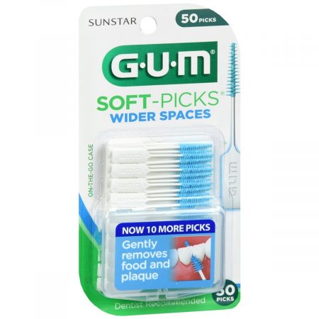 GUM Soft-Picks Wider Spaces - 50 EA