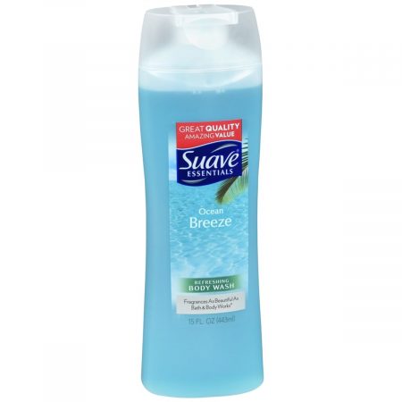 Suave Essentials Refreshing Body Wash Ocean Breeze - 15 OZ