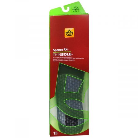 Spenco RX ThinSole Orthotic Arch Supports Full Length #2 - 1 PR