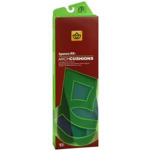 Spenco RX Arch Cushions Full Length Size 1 - 1 PR