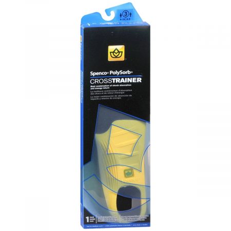 Spenco PolySorb Cross Trainer Replacement Insoles Size 3 - 1 PR