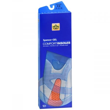 Spenco Gel Comfort Insoles Size 5 - 1 PR