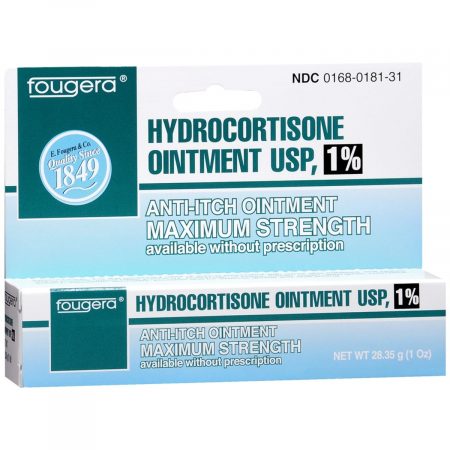 Fougera Hydrocortisone Ointment USP 1% Anti-Itch Maximum Strength - 1 OZ
