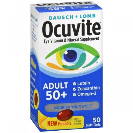 Bausch + Lomb Ocuvite Adult 50+  MiniGels Soft Gels - 50 CP