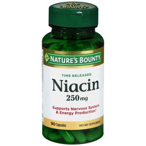 Nature's Bounty Niacin 250 mg Capsules Time Released - 90 CP