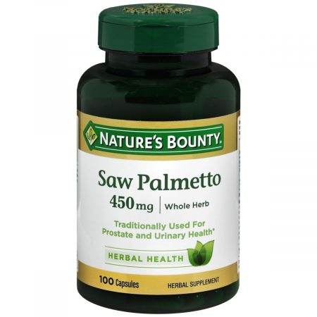 Nature's Bounty Saw Palmetto 450 mg Capsules - 100 CP